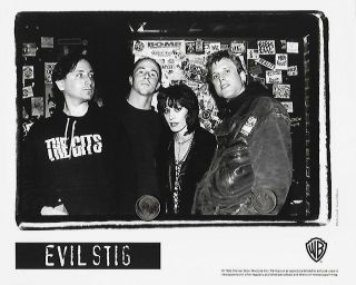 Evil Stig 8x10 Publicity Photo Rare Group Band Portrait Joan Jett