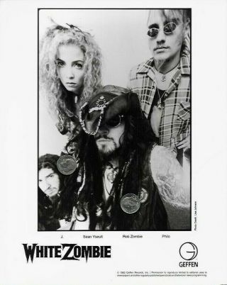 White Zombie 8x10 Publicity Press Kit Photo Rare Group Band Portrait 01