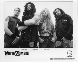 White Zombie 8x10 Publicity Press Kit Photo Rare Group Band Portrait 04