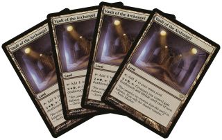Vault Of The Archangel [4x X4] Dark Ascension Nm - M Land Rare Mtg Cards Abugames