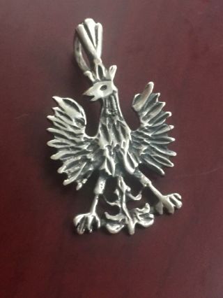 Rare Vintage Or Antique Prussian Or Russian Eagle Pendant Marked 14kt Db