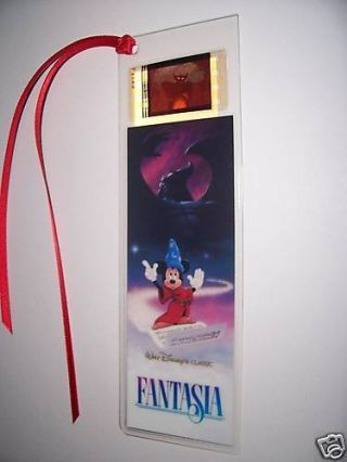 Fantasia Disney Classic Rare Movie Film Cell Bookmark