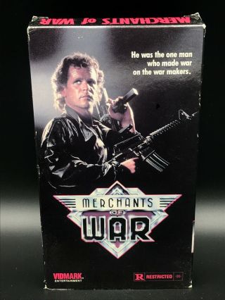 Merchants Of War Vhs Action Rare 1st Edition Release 1989 Vidmark