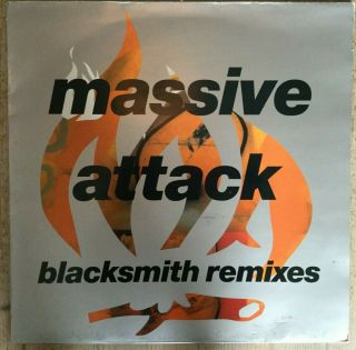 Massive Attack - Blacksmith Remixes 12 " Single,  1st Press 1990,  Rare