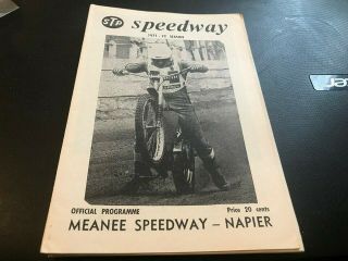 Napier (zealand) - - - Kiwis V Sweden - - - Speedway Programme - - - 1971 - 72 - - Very Rare