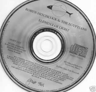 Invisible Cd Robyn Hitchcock Misprinted Cd Label,  Rare Wrong Title Written Oops