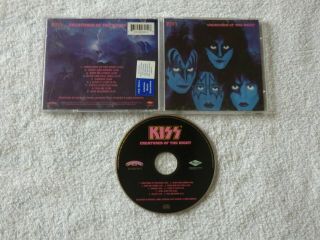 Kiss: Creatures Of The Night Cd,  Hard Rock,  Rare
