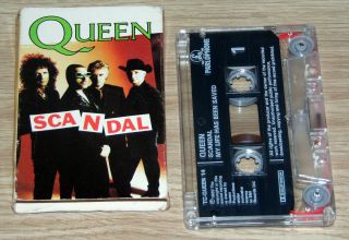 Queen Scandal / My Life Has Been Saved (1989) Rare Uk Cassette Single Tc - Queen14