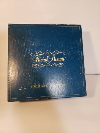 Vintage 1981 Trivial Pursuit Master Game Genus Edition (rare)