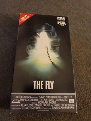 The Fly Jeff Goldblum 1986 Betamax Beta Very Rare Horror