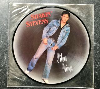 Shakin’ Stevens Rare Rockabilly Picture Disc Lp “silver Wings” Rock’n’roll Shaky