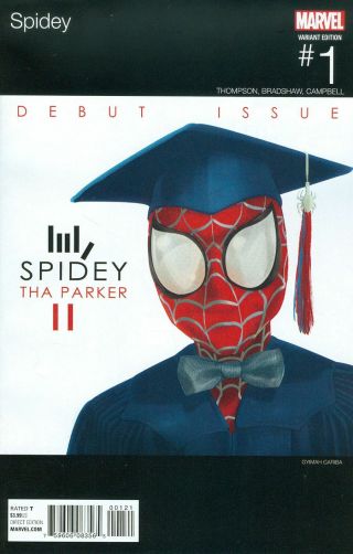 Spidey 1 Rare Lil Wayne Tha Carter Iv Hip Hop Variant Spiderman Nm