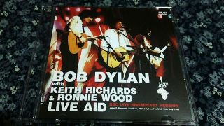 Bob Dylan & Keith Richards & Ronnie Wood / 1985 Usa / Rare Live Import / 1dvd /