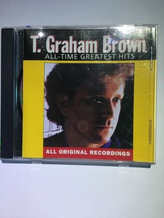 T.  Graham Brown - All Time Greatest Hits - Rare Cd Disc 2 Only