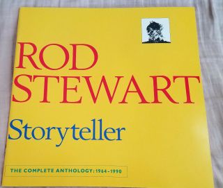 Rod Stewart Booklet - Vintage Rare Storyteller Anthology Album Sized - 1964 - 1990