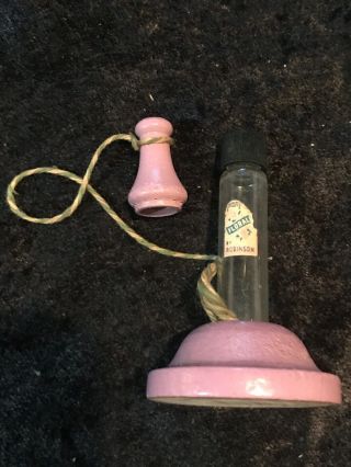 Vintage Telephone - Shaped Perfume Bottle By Robinson,  Rare And Uniquely Fabulous