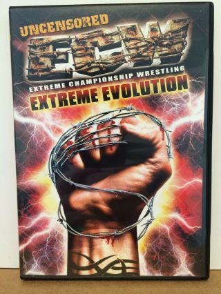 Ecw Extreme Evolution (dvd,  2000) Authentic Us Release Rare Out Of Print Rvd Taz