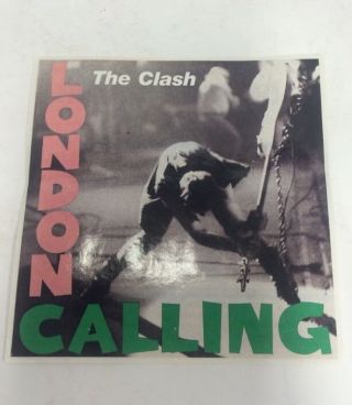 The Clash London Calling (remaster) Rare Promo Sticker 
