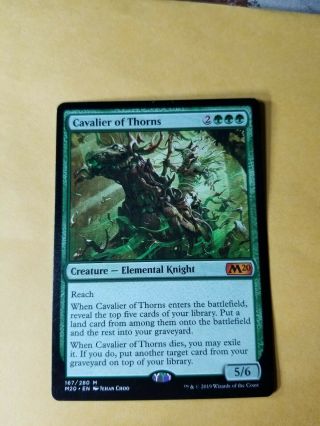 Cavalier Of Thorns X1 - Mtg Rare - - Check Out My Store