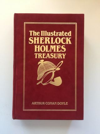 Rare Vintage 1976 The Illustrated Sherlock Holmes Treasury By Arthur Conan Doyle