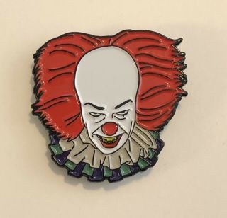 Pennywise It Enamel Pin Stephen King Horror Clown Rare Htf