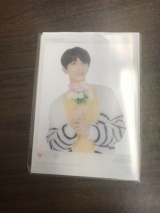 Seventeen 2019 Haru Japan Tour Rare Photocard 52 Joshua Transparent Caratgram