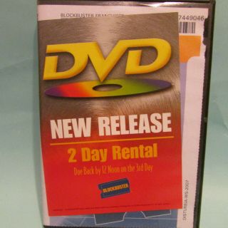 Blockbuster Video Rentle Dvd (disturbia) Defunct Video Store Dvd Rare