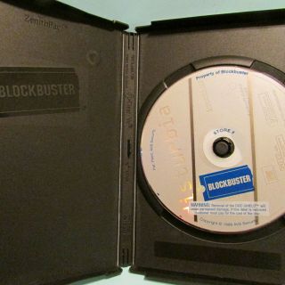 BLOCKBUSTER VIDEO RENTLE DVD (DISTURBIA) DEFUNCT VIDEO STORE DVD RARE 3