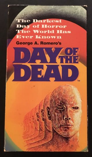 Day Of The Dead Vg,  Vhs George A.  Romero Dawn Rare 1997 Anchor Bay Edition