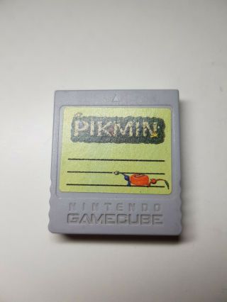 Very Rare Pikmin Memory Card Gamecube Dol - 008 Made In Japan Nintendo Gamecube