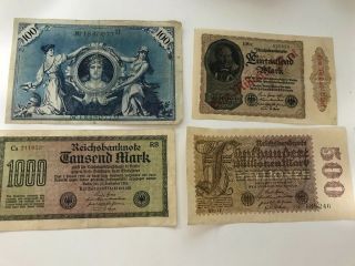 Antique German Banknote Blowout: Rare Collectables Marked Down For You Bn - 7