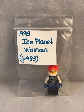 Lego Minifigure,  Sp017,  Ice Planet Babe / Girl,  Rare 6983
