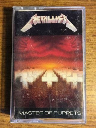 Metallica Master Of Puppets Rare Cassette Tape Late Nite Bargain