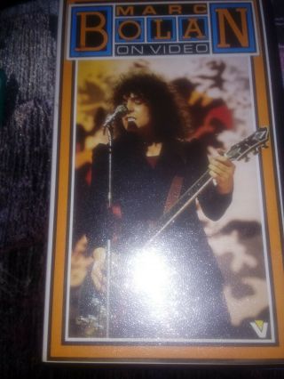 Marc Bolan On Video Vhs,  Born to Boogie Movie.  Very RARE.  2 vhs ' s 4