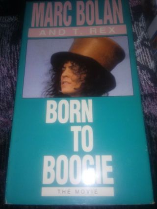 Marc Bolan On Video Vhs,  Born to Boogie Movie.  Very RARE.  2 vhs ' s 5