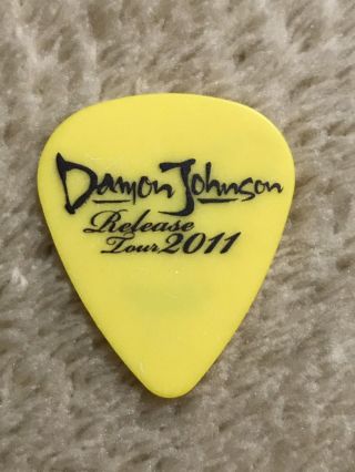 Damon Johnson - Alice Cooper 2011 Release “solo Tour” Guitar Pick “rare”
