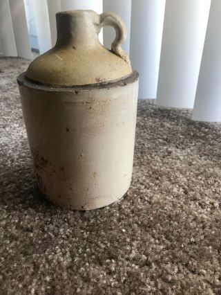 Antique Vintage Unearthed Missouri Mo Stoneware Macomb Crock Jug Rare
