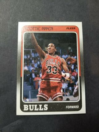 Scottie Pippen Bulls Hof Rookie Card Uer Rare Rc Sp 88 - 89 1988 - 89 Fleer 20