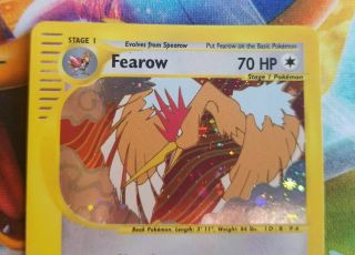 Fearow 111/165 Holofoil Rare E - Reader Pokemon Expedition Vintage WotC NM 3