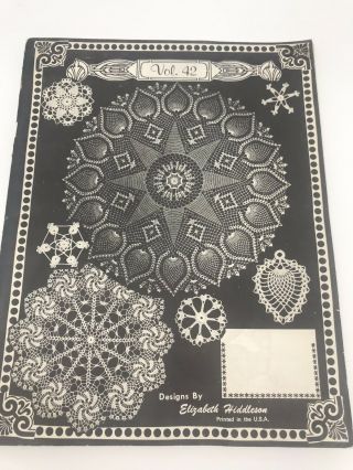 Crochet Designs By Elizabeth Hiddleson Volume 42 Vintage Rare Pattern