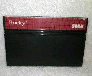 Vintage Rare Sega Genesis Master System Rocky Video Game Cartridge