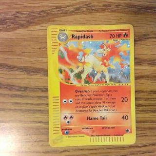 Rapidash 26/165 Expedition Pokemon Card Holo Rare 052819 (mp)