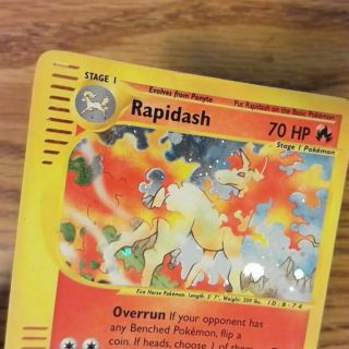 Rapidash 26/165 EXPEDITION Pokemon Card Holo Rare 052819 (MP) 2