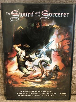 The Sword And The Sorcerer (dvd,  2001) Anchor Bay Oop Rare Cult/ Classic