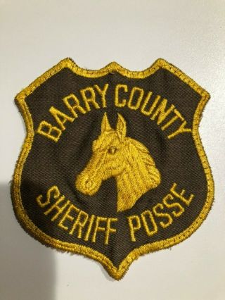 Old Rare Barry County Michigan Sheriff 