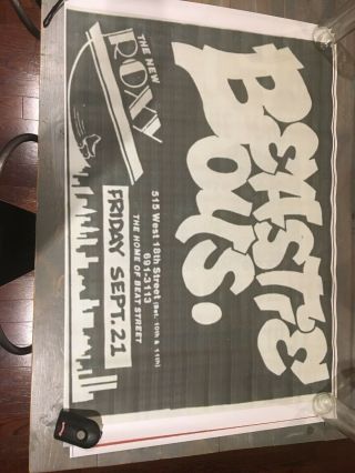 Beastie Boys Concert Poster The Roxy Hip Hop Rare Run Dmc Old School