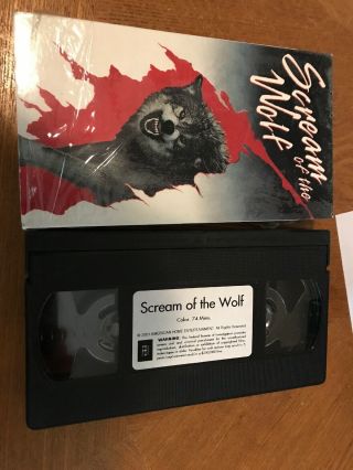 Rare Vhs Horror Tape Scream Of The Wolf 1974 Horror Werewolf Movie