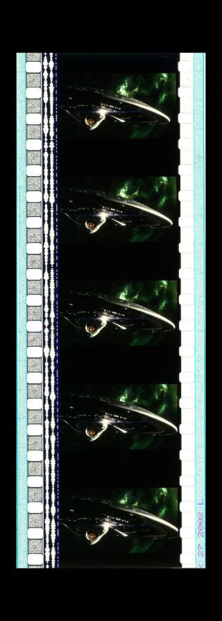 Star Trek : Nemesis - Enterprise - 35mm 5 Cell Film Strip Rare 002