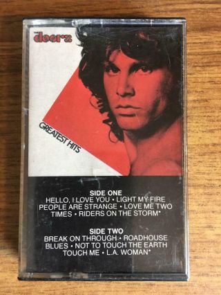 The Doors Greatest Hits Rare Cassette Tape Late Nite Bargain