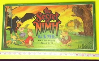 Vintage Rare 1982 The Secret Of Nimh Board Game By Whitman And Design